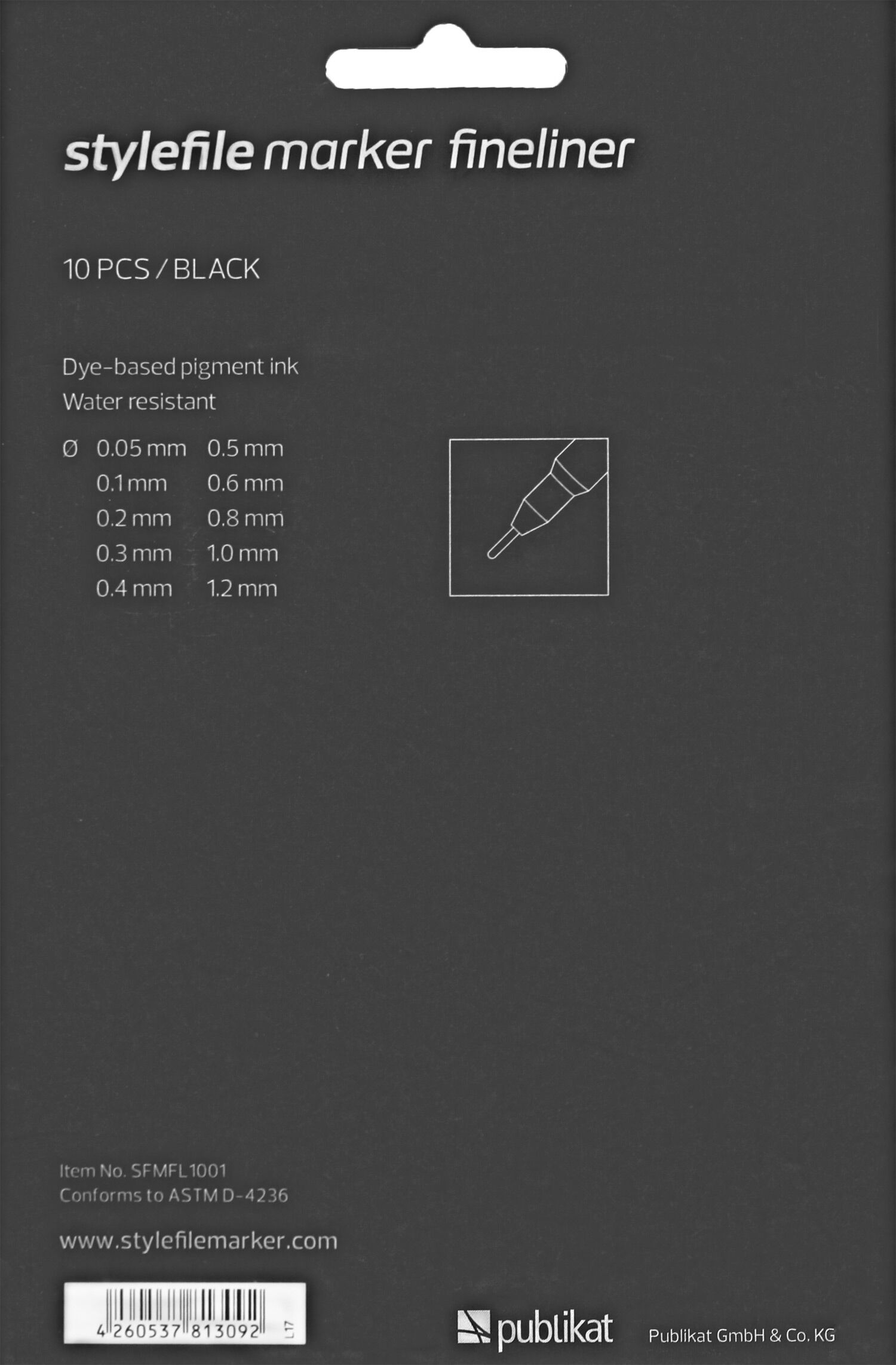 Stylefile Fineliner Marker - 0.6mm