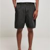 Urban Classics Organic Denim Bermuda Shorts black washed