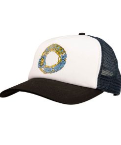 Santa Cruz Bullet 66 Meshback Cap - White/Blue/Black