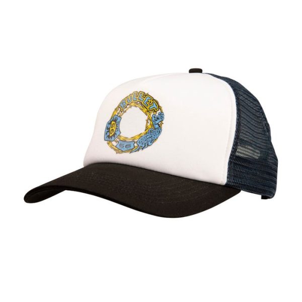 Santa Cruz Bullet 66 Meshback Cap - White/Blue/Black