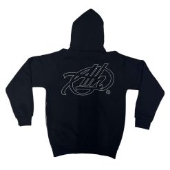 ath logo reflective black hoodie (1)