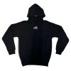 ath logo reflective black hoodie