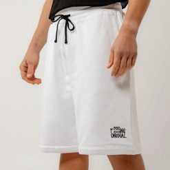 Bee Unusual “Fxxxing Unusual” FT Shorts in White 1