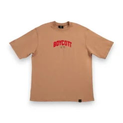 A.H.B. NEW CAMEL "SKATE" OVERSIDED T-SHIRT
