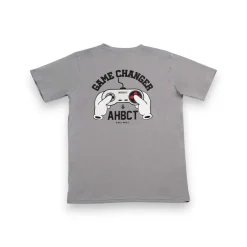A.H.B. GREY "GAME CHANGER" T-SHIRT 1