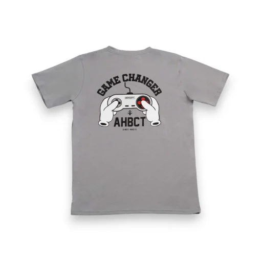 A.H.B. GREY "GAME CHANGER" T-SHIRT 1