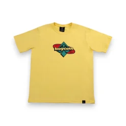 A.H.B. POP CORN YELLOW "BOYCOTT" T-SHIRT