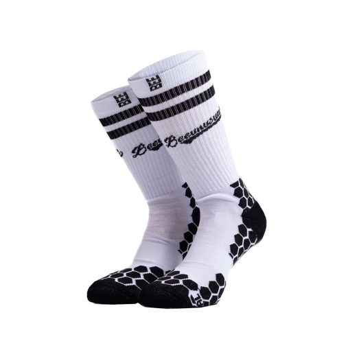 BEE UNUSUAL | Performance Basketball Retro White Socks
