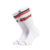 BEE UNUSUAL | ”Retro Logo” Combed White Socks
