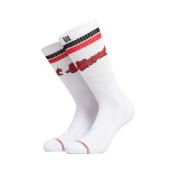 BEE UNUSUAL | ”Retro Logo” Combed White Socks