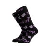 BEE UNUSUAL | ”Holy Shit” Combed Black Socks