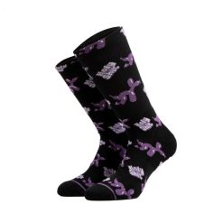 BEE UNUSUAL | ”Holy Shit” Combed Black Socks