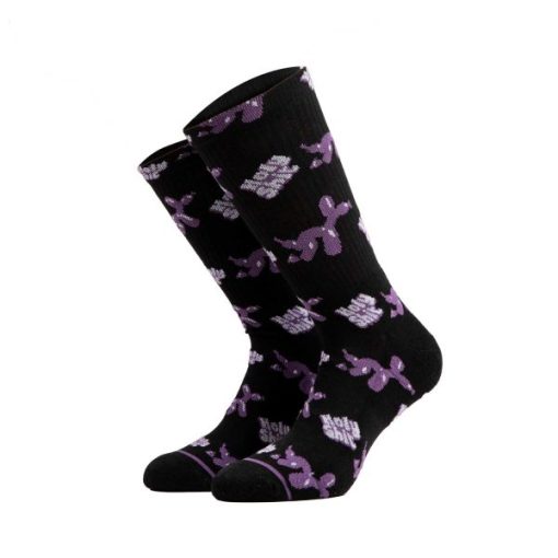BEE UNUSUAL | ”Holy Shit” Combed Black Socks