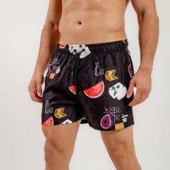 Bee Unusual | “Feta Watermelon” Swim Shorts