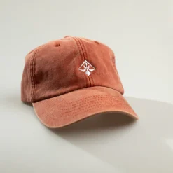 A.H.B. RED WASHED "LOGO" DADCAP
