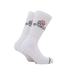 BEE UNUSUAL | ”God Smokes” White Socks 1
