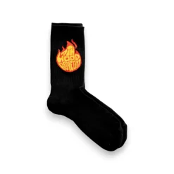 A.H.B. BLACK "FLAME" SOCKS