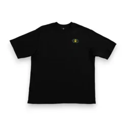A.H.B. BLACK "WORLDWIDE" OVERSIDED T-SHIRT