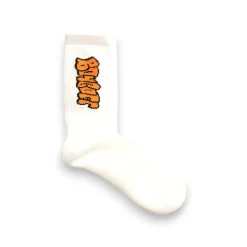A.H.B. BEIGE "GRAFFITI" SOCKS