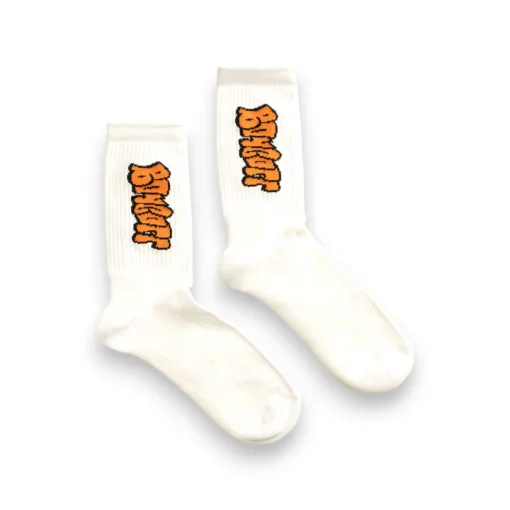 A.H.B. BEIGE "GRAFFITI" SOCKS 2